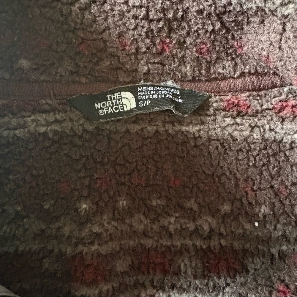 North Face Men’s Full Zip Sherpa Fleece Jacket on Aztec Fair Isle